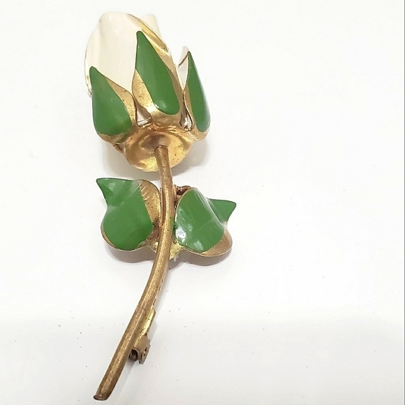 4/20 Rose Gold Tone Brooch 🌴 - Picture 1 of 4